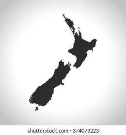 map of New Zealand