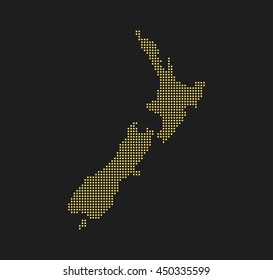 map of New Zealand