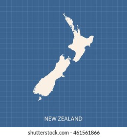 map of New Zealand