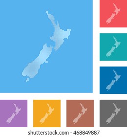 map of New Zealand