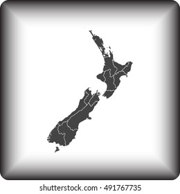 map of New Zealand