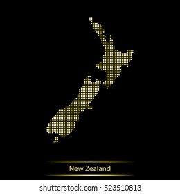 map of New Zealand