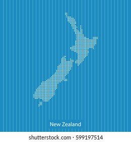 map of New Zealand