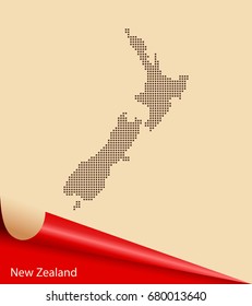 map of New Zealand
