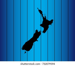 map of New Zealand
