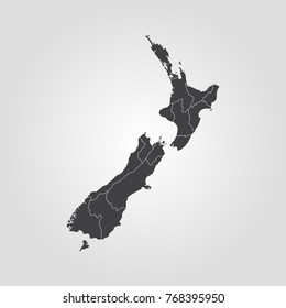 Map of New Zealand