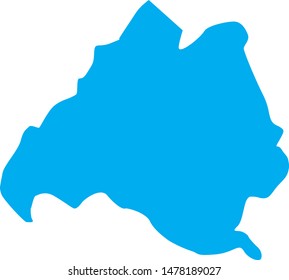 Map of Newberry County in the state of South Carolina