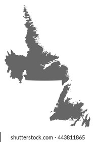 Map - Newfoundland and Labrador (Canada)