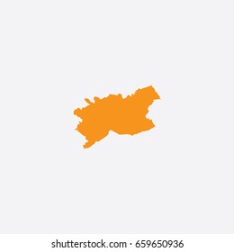 Map of Newport - Wales Vector Illustration