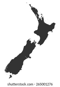  map of new-zealand