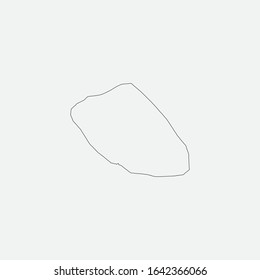 Map of Niamey - Niger graphic element Illustration template design
