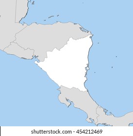 Map - Nicaragua