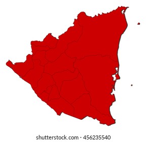 Map - Nicaragua