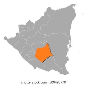 Map - Nicaragua, Chontales