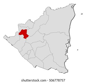 Map - Nicaragua, Esteli