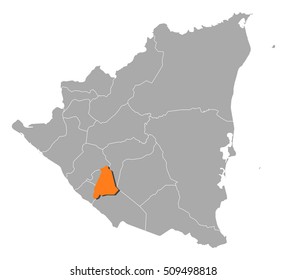 Map - Nicaragua, Granada