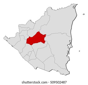 Map - Nicaragua, Matagalpa