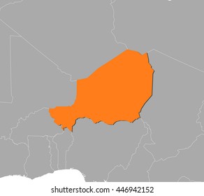 Map - Niger