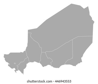 Map - Niger