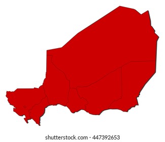 Map - Niger