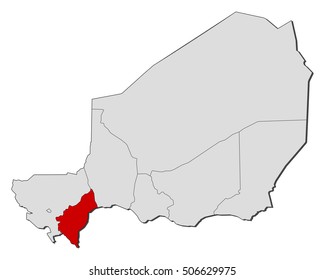 Map - Niger, Dosso