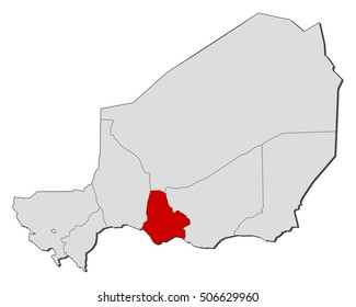 Map - Niger, Maradi