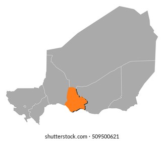 Map - Niger, Maradi
