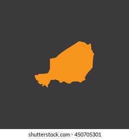 Map Niger Vector Illustration Stock Vector (Royalty Free) 450705301 ...