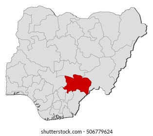 Map - Nigeria, Benue