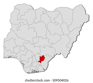 Map - Nigeria, Ebonyi