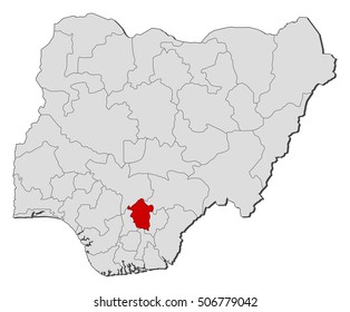 Map - Nigeria, Enugu