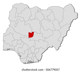 Map - Nigeria, Federal Capital Territory