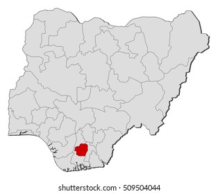 Map - Nigeria, Imo