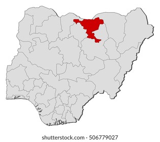 Map - Nigeria, Jigawa