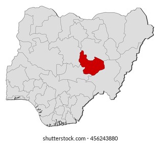 Map - Nigeria, Plateau