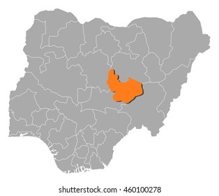 Map - Nigeria, Plateau