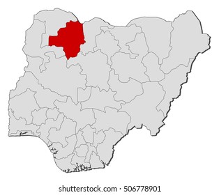 Map - Nigeria, Zamfara