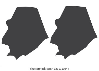 Map - Niue Couple Set , Map of Niue,Vector illustration eps 10.