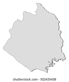 Map - Norrbotten County (Sweden)