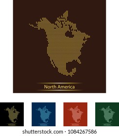 map of North America