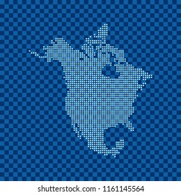 map of North America