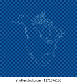 map of North America