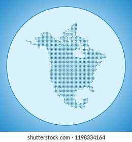 map of North America