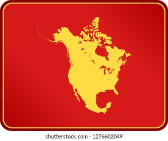 map of North America