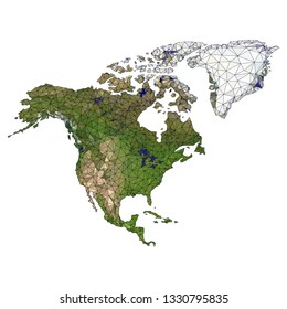 Map of North America