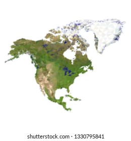 Map of North America