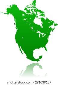 map of North America