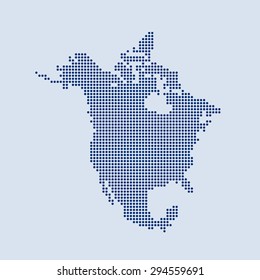 map of North America