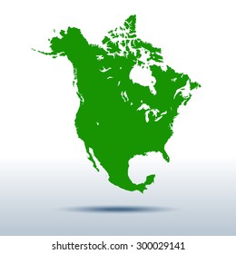 map of North America