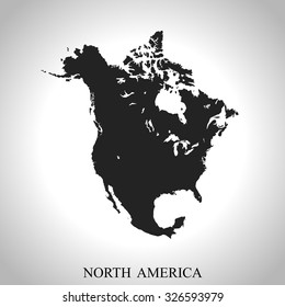 map of North America